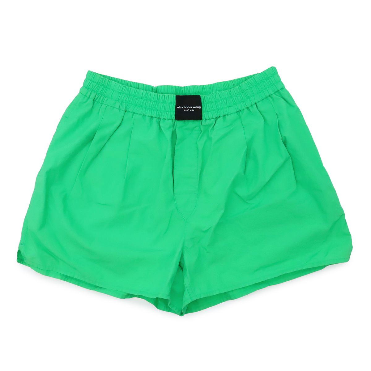 Alexander Wang アレキサンダー ワン カジュアルショーツ ボクサーショーツ ショートパンツ ハーフパンツ コットン100% グリーン 緑 #XS 4WC2224327