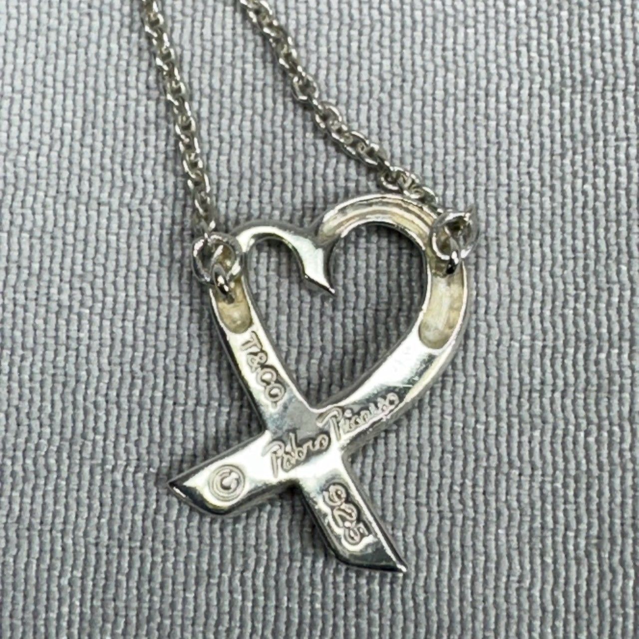 純正チェーン・箱袋付】TIFFANY ティファニー ラビングハート