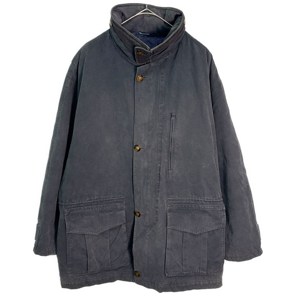 90年代 スペイン製 Burberrys バーバリーズ フィールドジャケット グレー(メンズ 50)中古 古着 Y8361 12,276円