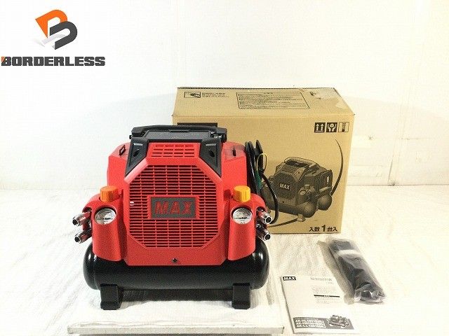 ☆未使用品☆MAX マックス 100V 8L 高圧/常圧 スーパーエアコンプレッサー AK-HL1301E エア工具 大工 エアーコンプレッサー134337