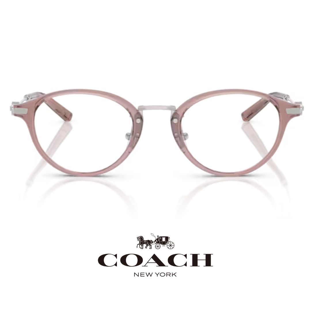 【新品・未使用・国内正規品】COACH コーチ メガネ HC6268D 5568 レディース トランスペアレントパープル