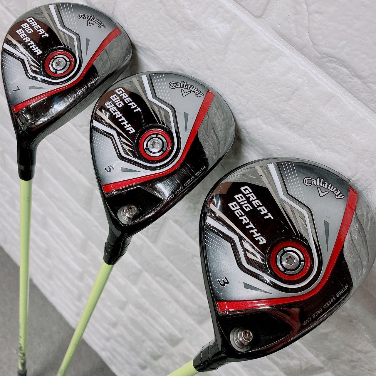 Callaway キャロウェイ GREAT BIG BERTHA ビッグバーサ フェアウェイウッド 3W 5W 7W ATTAS 18,000円