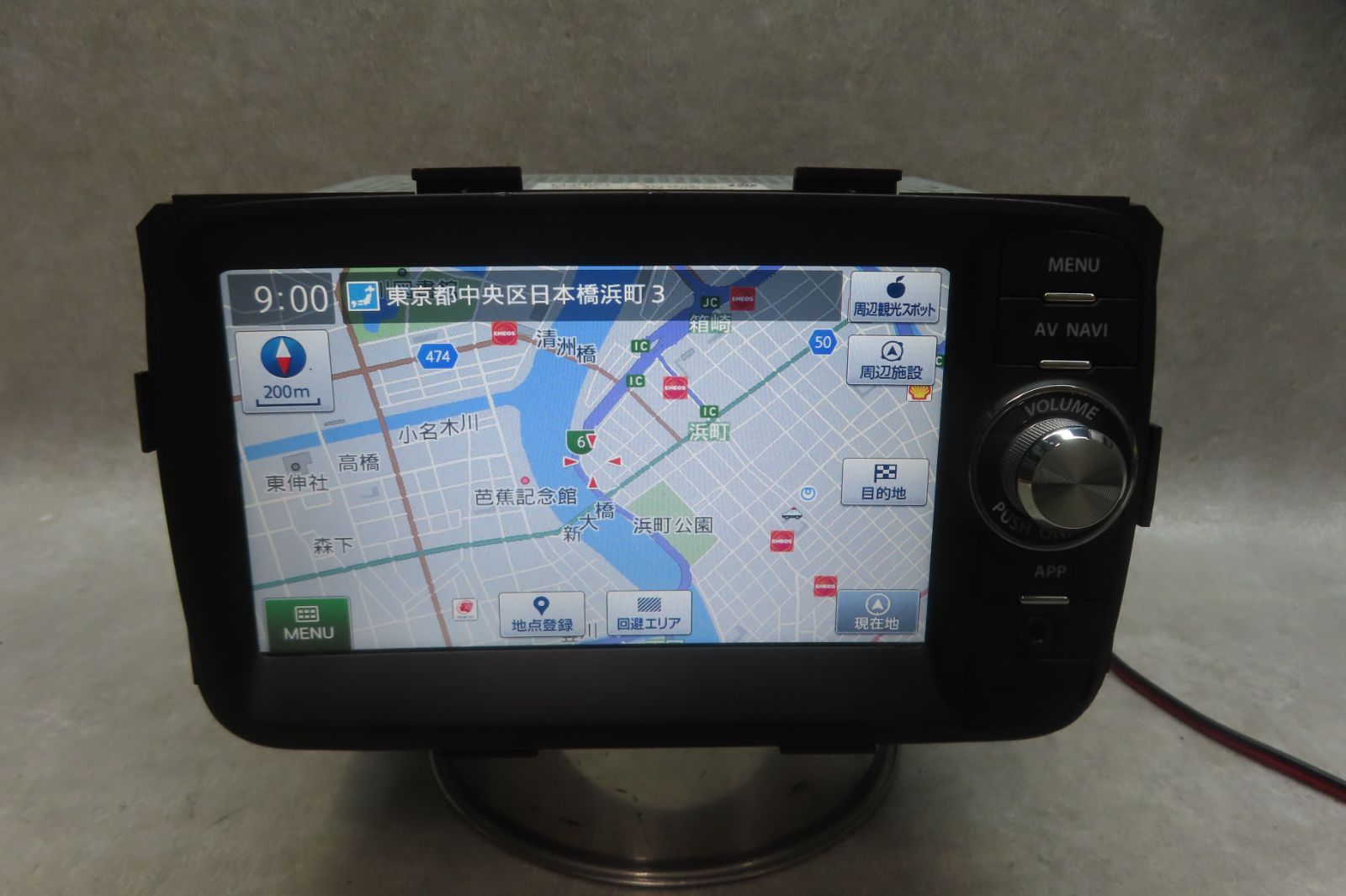 動作保証付★F7370/スズキ 純正 クラリオン　QY-1009　39101-65P06-AYD　メモリーナビ　Bluetooth内蔵　本体のみ
