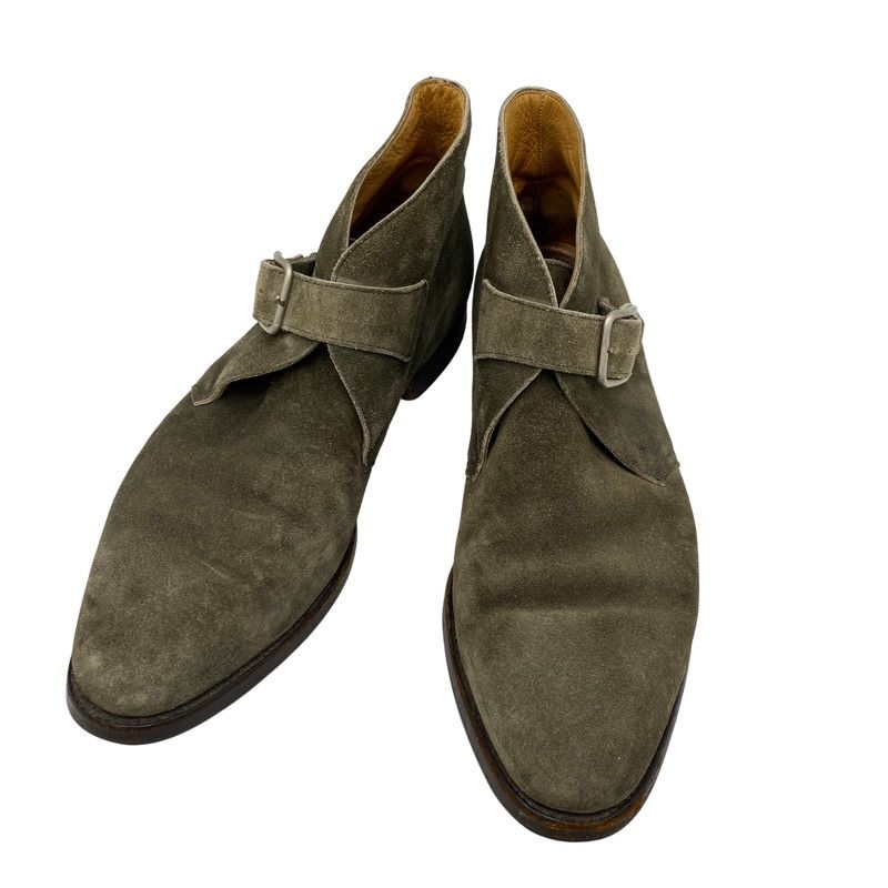 【現状渡し品】 BUDAPESTER SCHUHE ブダペスターシューズ モンクストラップ スエードチャッカブーツ 靴 【164-260820-as-10-izu】