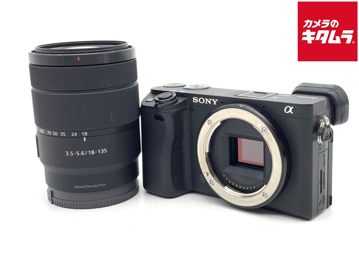 【中古】 【並品】 ソニー α6400 高倍率ズームレンズキット ブラック [ILCE-6400M B] | sony デジカメ カメラ 動作確認済み