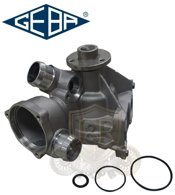 GEBA製 ベンツ 190クラス W201 190E 190E2.6 Gクラス ゲレンデ W463 300GE G300 M103 直6 エンジン ウォーターポンプ クーラントポンプ 1032003701 1032002601