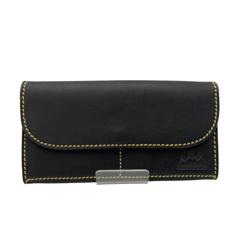 【中古品】 SAAD サード LEATHER FLAP BUTTON LONG WALLET レザーフラップボタン ロングウォレット 長財布 【200-260820-as-11-izu】