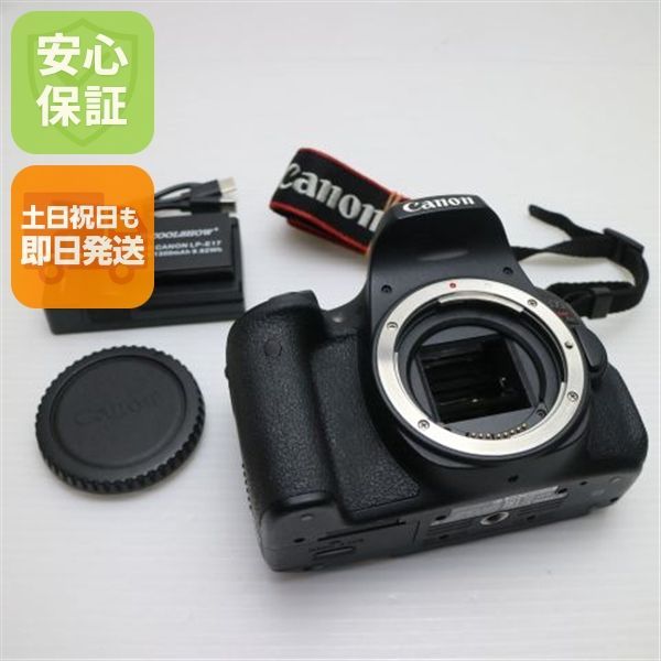 新品同様 EOS Kiss X8i ブラック 即日発送 一眼レフ Canon 本体 土日祝発送OK