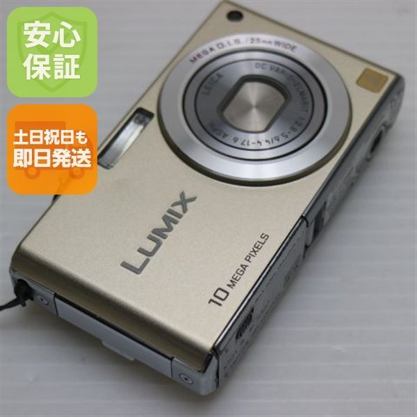 Used DMC-FX35 gloss gold same day shipping Panasonic LUMIX digital camera main unit can be shipped on weekends and holidays