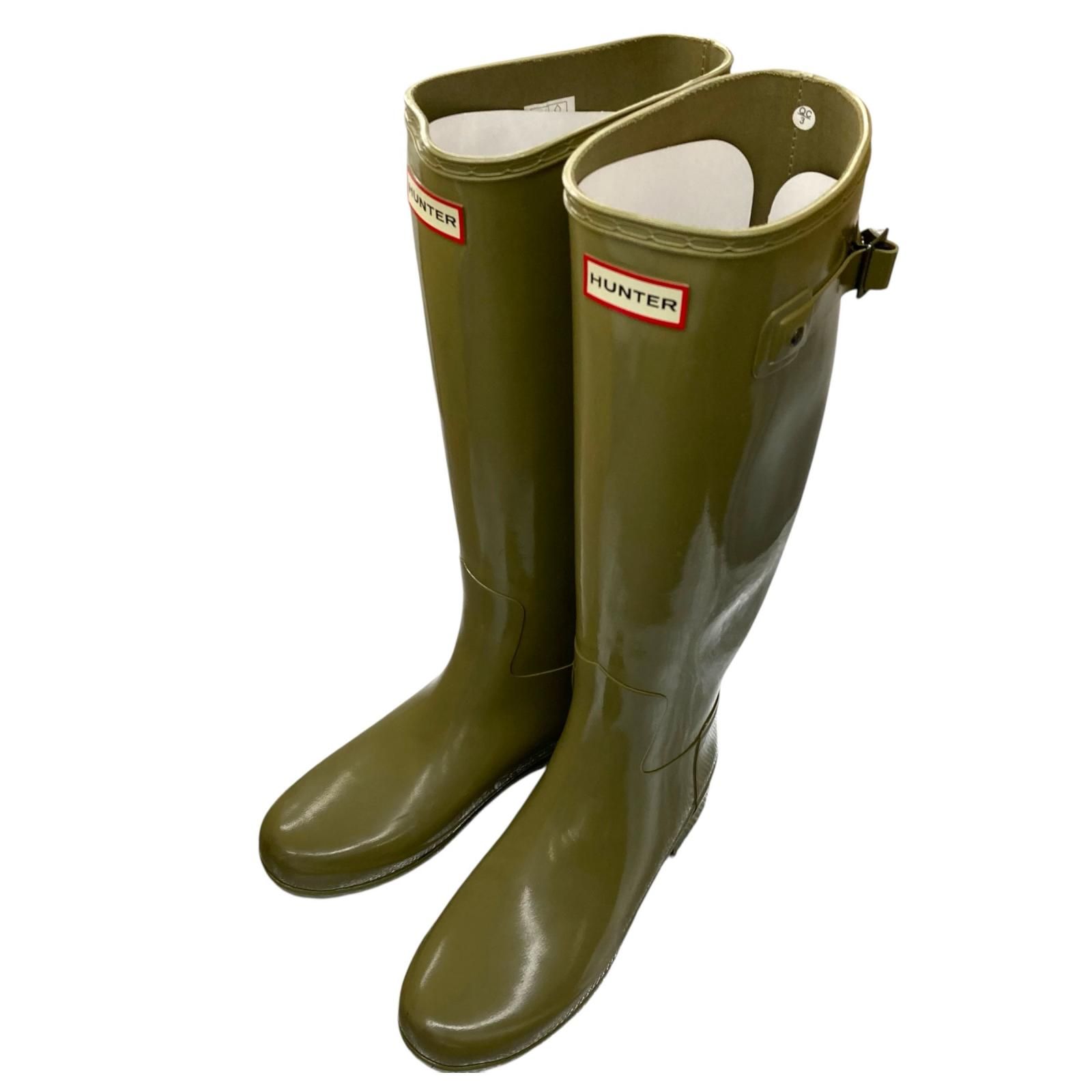 186000 現状品 HUNTER ハンター ロング レインブーツ 長靴 25cm