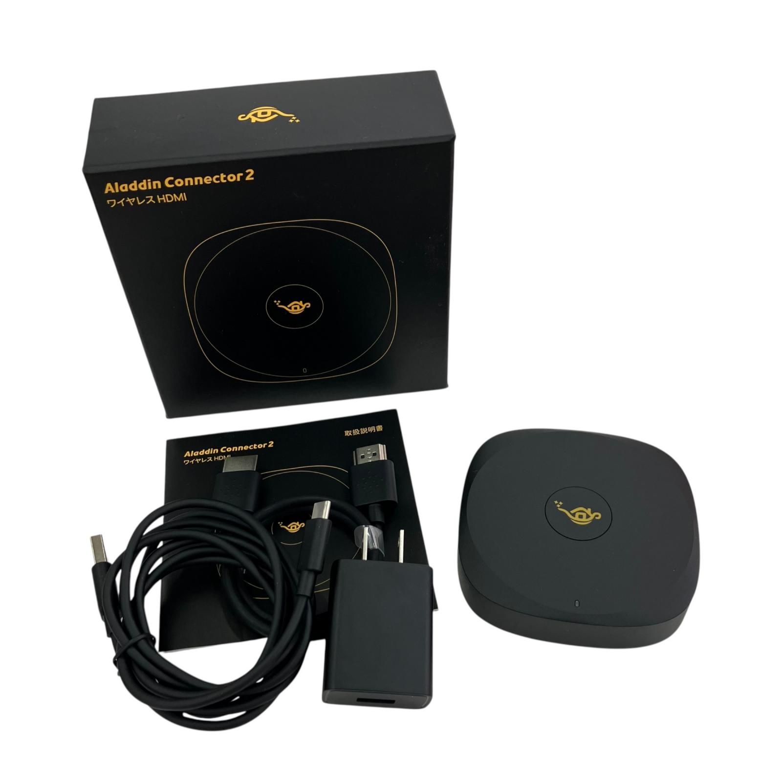 186000 通電確認のみ Aladdin Connector 2 ワイヤレスHDMI 本体 10,500円
