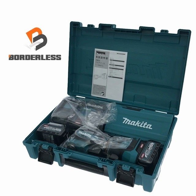 ☆未使用品☆ makita マキタ 40Vmax 充電式マルチツール TM001GRDX バッテリー2個(40V 2.5Ah) 充電器 ケース付134659 44,850円