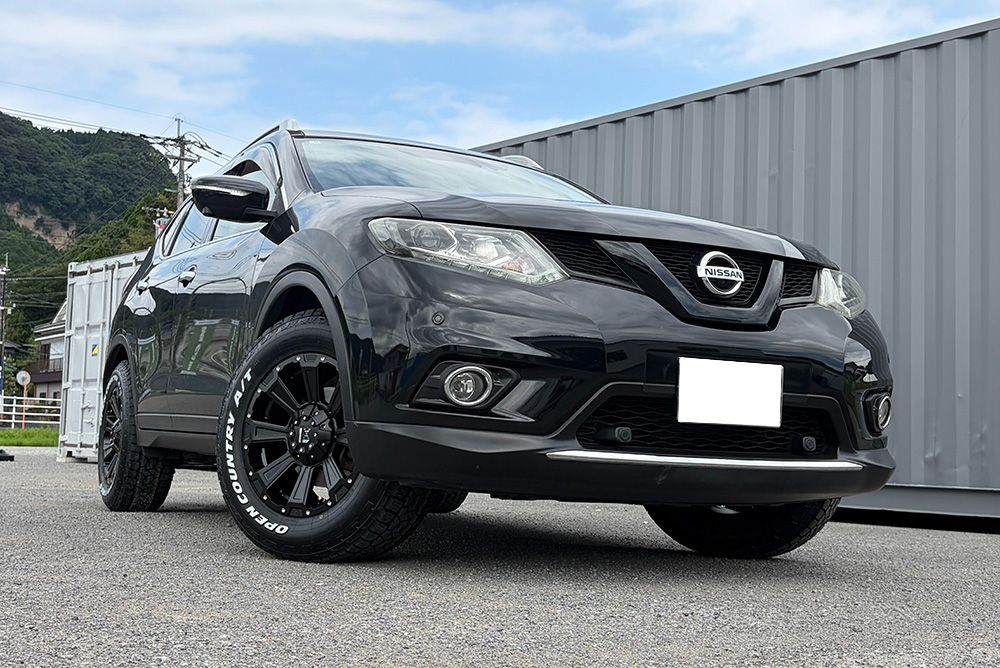 日産 エクストレイル タイヤホイール LEXXEL DeathRock 17インチ ｜ TOYO OPENCOUNTRY AT3 225/65R17 235/65R17 245/65R17 ホワイトレター
