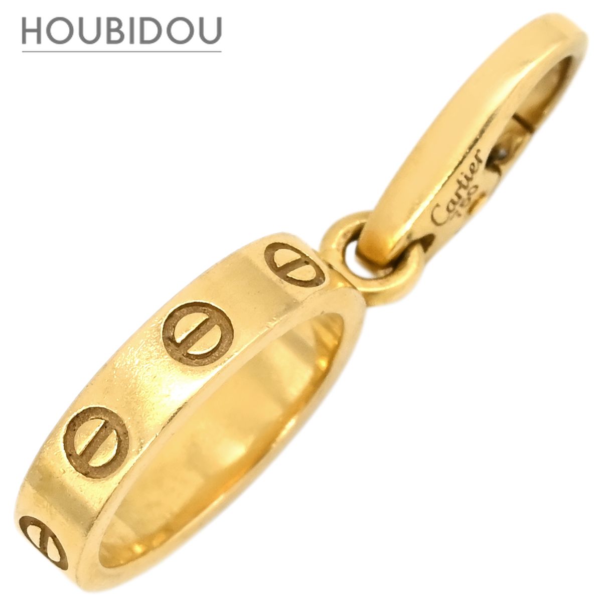 カルティエ Cartier ペンダントトップ ラブチャーム イエローゴールド 750YG 18K ネックレストップ 【中古】 58,236円