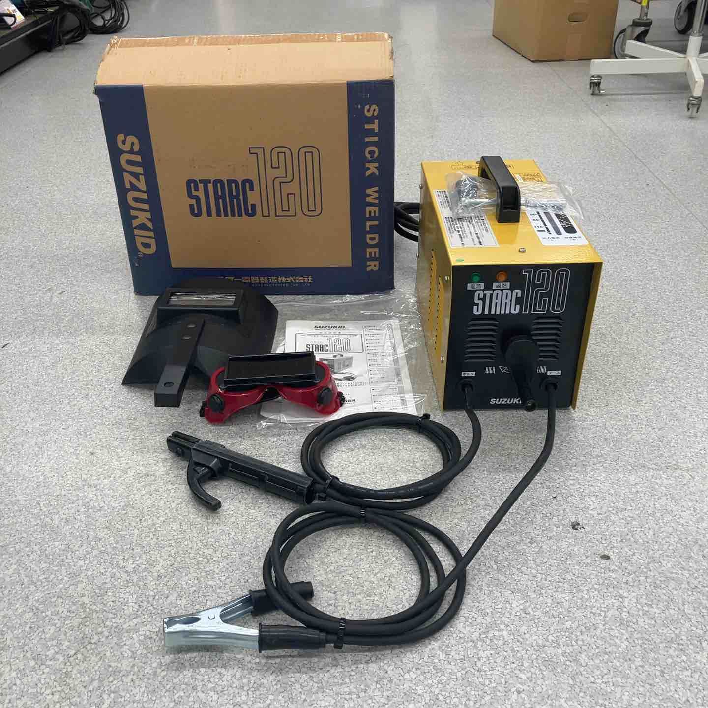 【美品】◇スズキッド(SUZUKID) 交流アーク溶接機 STARC120 スターク120 SSC-121 50Hz【八潮店】 11,480円