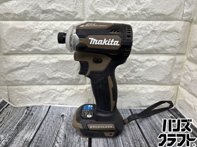▽【中古】マキタ TD171D 充電式インパクトドライバ 18V 茶色　本体のみ【山口下関店】 13,528円