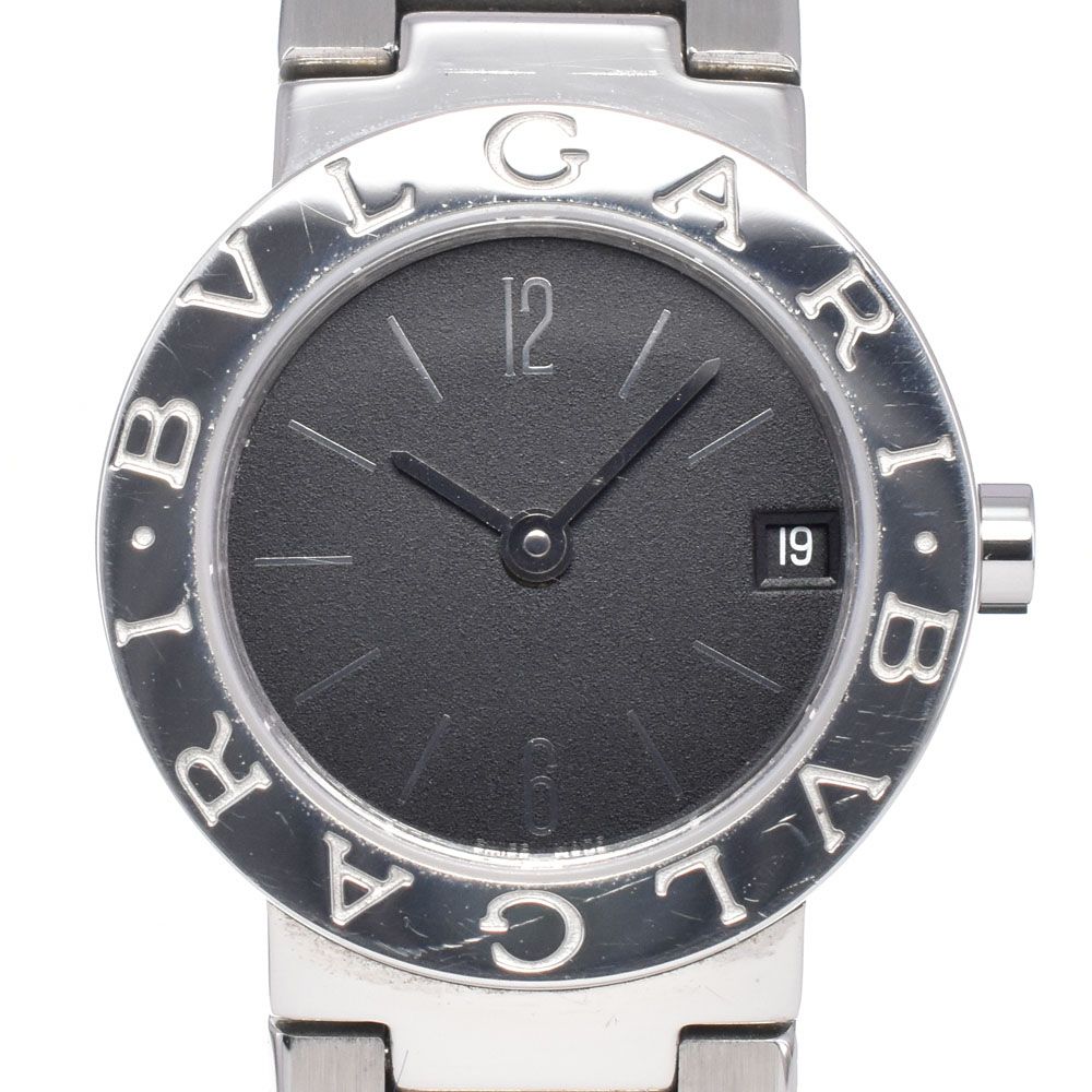 ブルガリ BVLGARI BB23SSD ブルガリブルガリ ブラック クォーツ レディース 良品 腕時計 D#149765