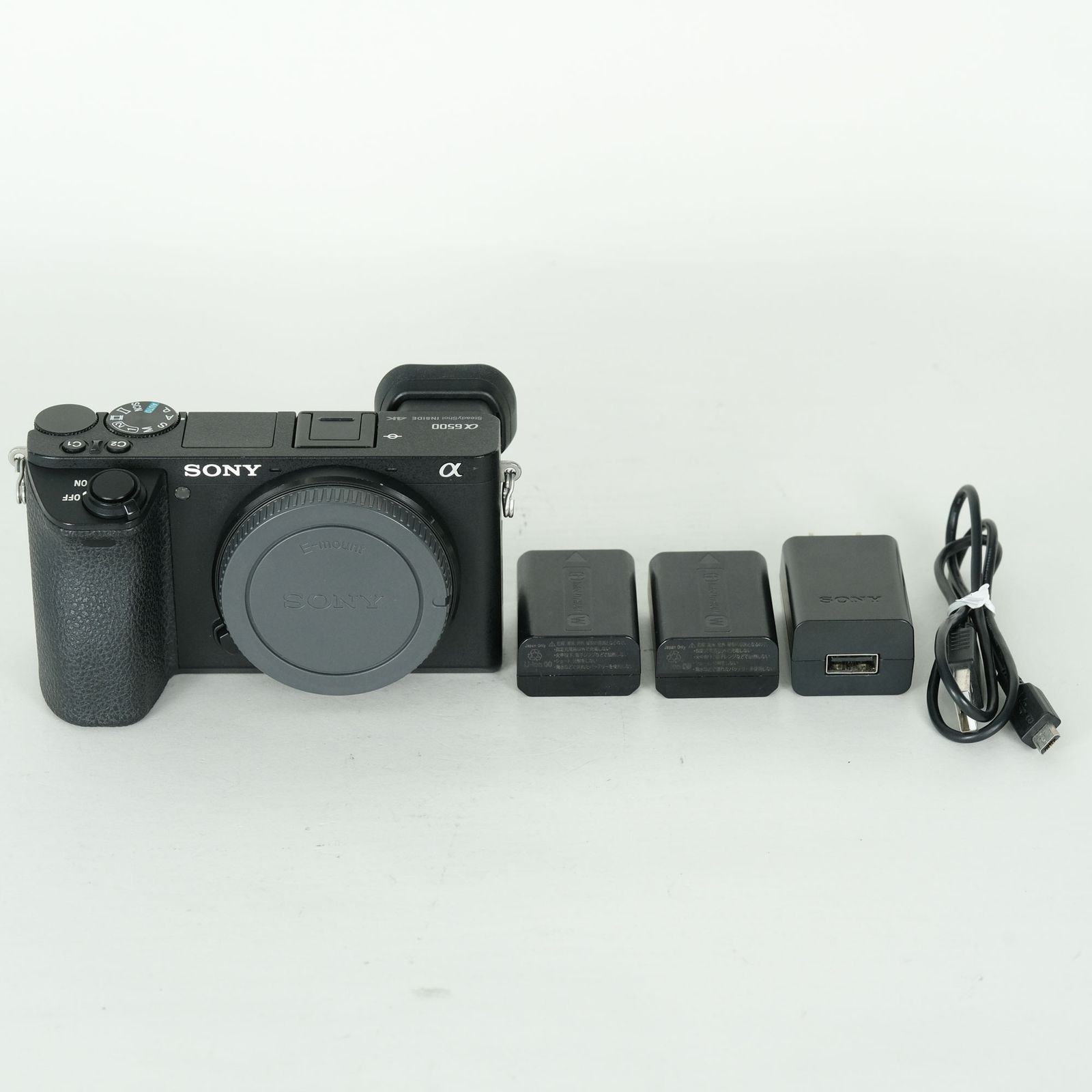 良品 | シャッター数74,438回｜バッテリー2個付] SONY α6500（ILCE