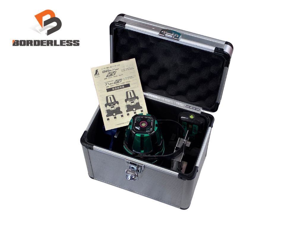 ☆比較的綺麗☆ SHINWA シンワ測定 グリーンレーザー墨出し器 LASER ROBO Neo51 BRIGHT 78279 受光機 71501 付属品 ケース134747