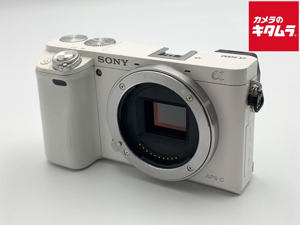 【中古】 【並品】 ソニー α6000 ボディ ホワイト [ILCE-6000] | sony デジカメ カメラ ミラーレス一眼 動作確認済み