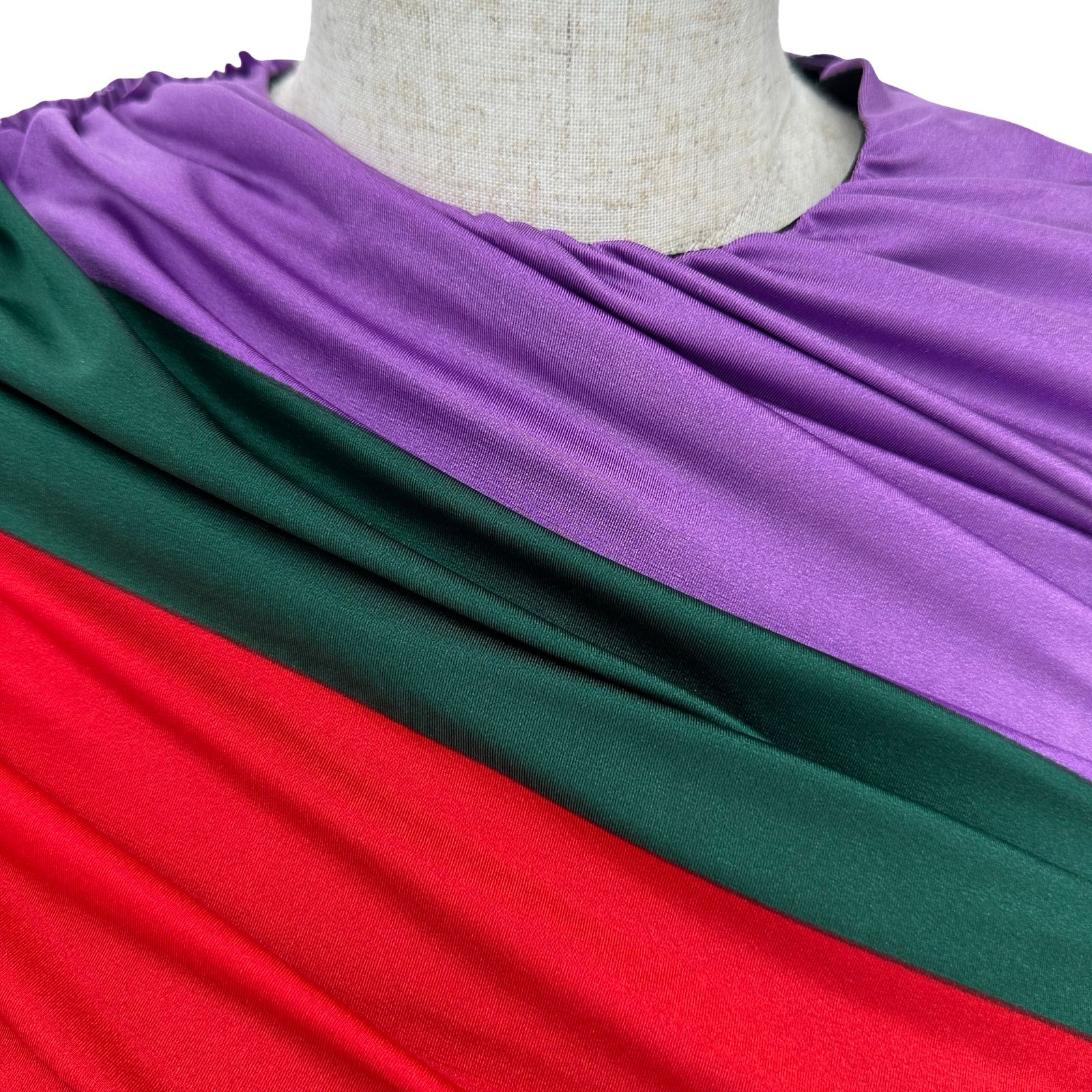 グッチ GUCCI ×BALENCIAGA ギャザーストレッチブラウス 677041 パープル ポリウレタン レディース ブラウス グッチ GUCCI ×BALENCIAGA ギャザーストレッチブラウス 677041 パープル ポリウレタン レディース ブラウス