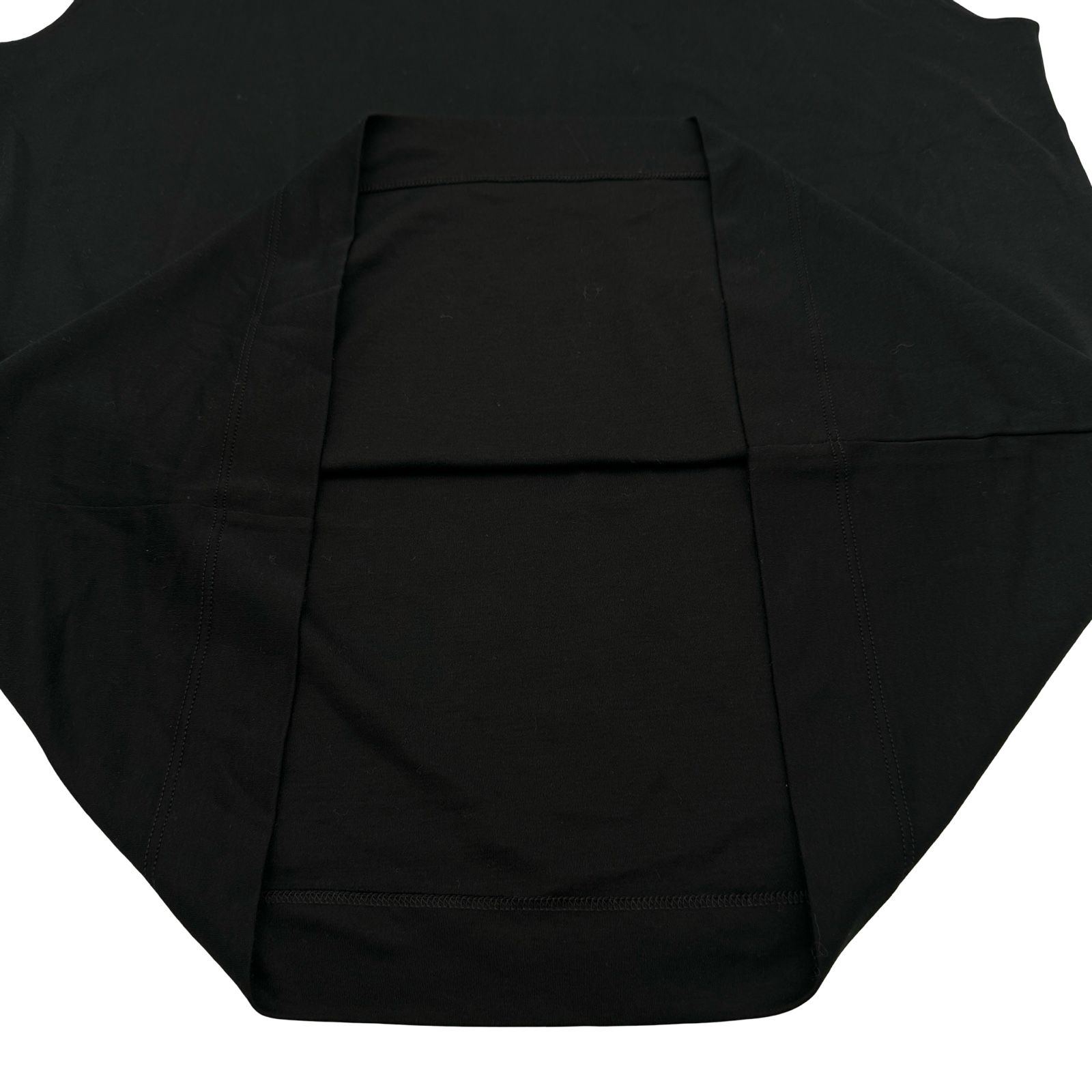 ルイ・ヴィトン LOUIS VUITTON モノグラムウェーブスカーフノースリーブTシャツ FPTS04 ブラック コットン レディース タンクトップ