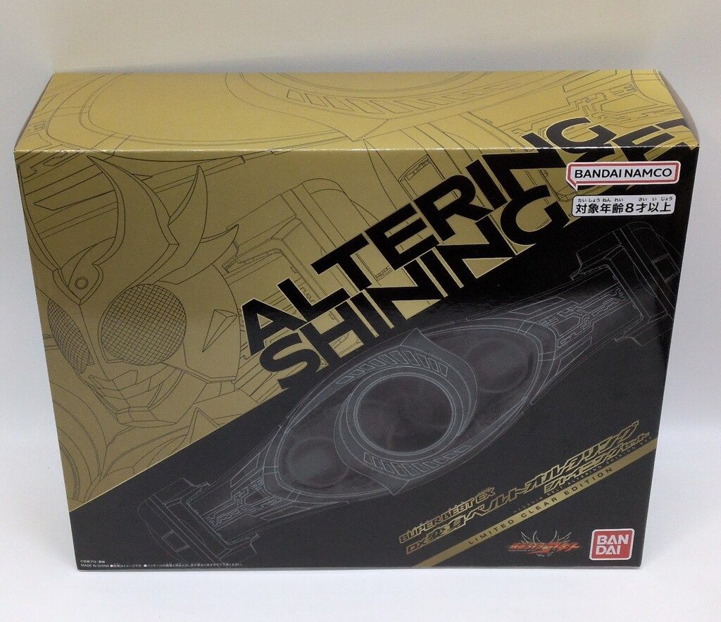バンダイナムコ SUPER BEST EX 仮面ライダーアギト DX変身ベルト オルタリング シャイニングセット limited clear edition 10,613円