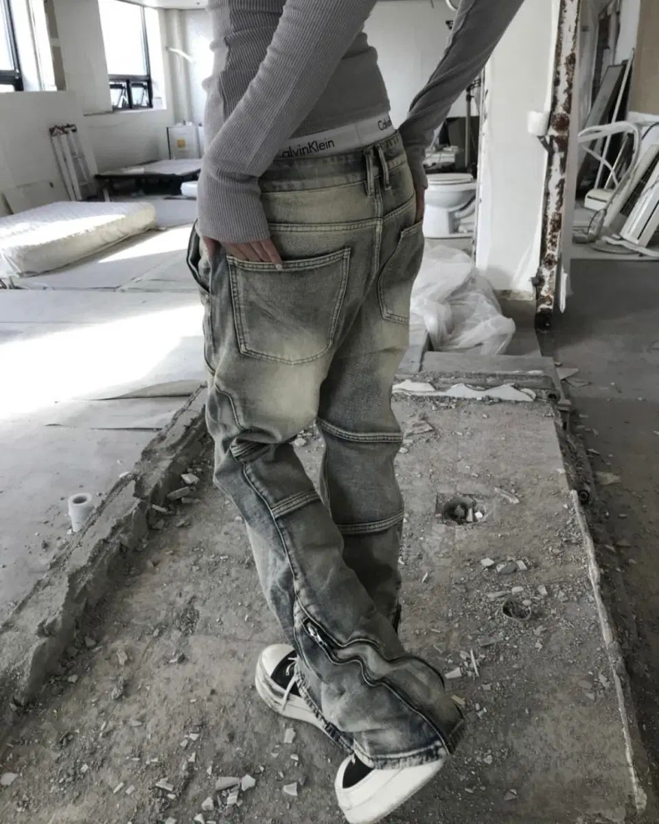 Kyoii GRIND ZIP CARGO PT (blue) 新しいパンツ