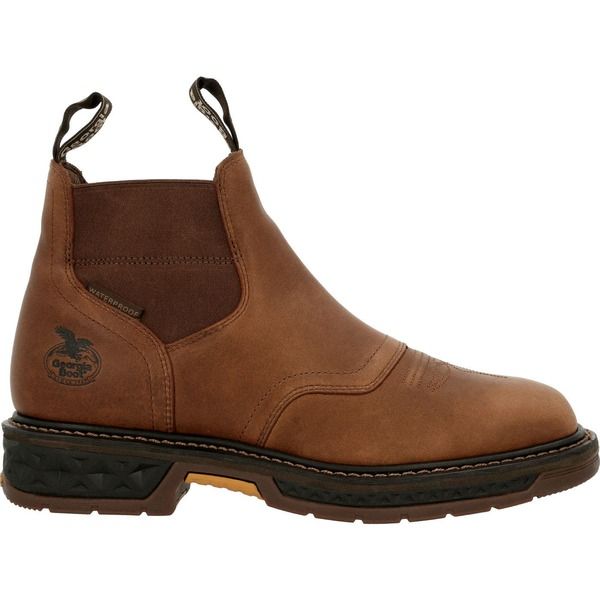 ジョージブーツ メンズ シューズ ブーツ・レインブーツ チェルシー Georgia Boot Carbotec Lt Waterproof Chelsea Work Boot Brown ブラウン