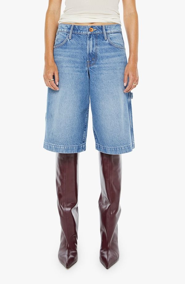 マザー レディース ボトムス ハーフパンツ・ショーツ ショートパンツ MOTHER The Rigatoni Bermuda Carpenter Shorts JellO Shots