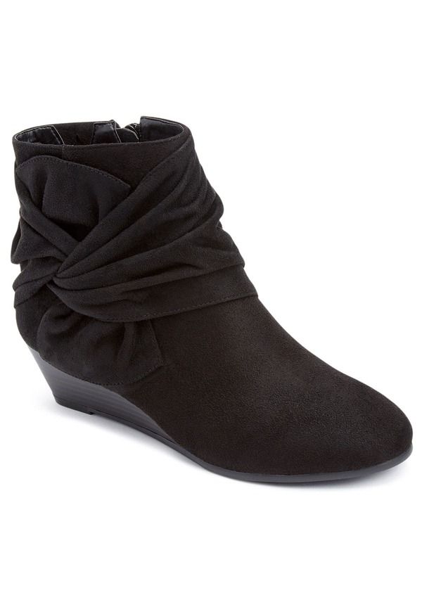 コンフォートビュー レディース シューズ ブーツ・レインブーツ Comfortview The Inez Bootie Black ブラック