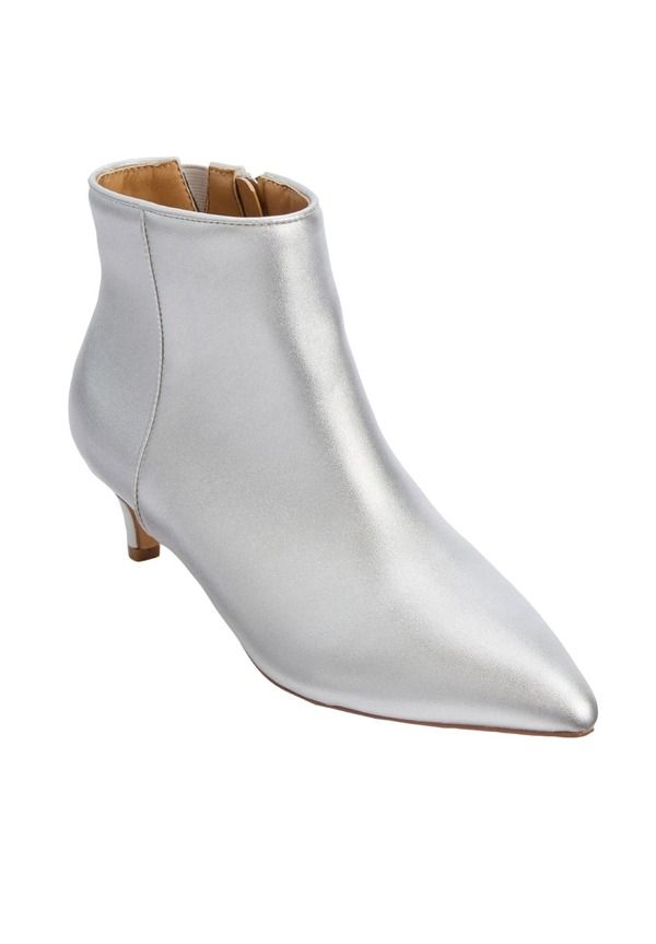 コンフォートビュー レディース シューズ ブーツ・レインブーツ Comfortview The Meredith Bootie Silver シルバー 20,576円
