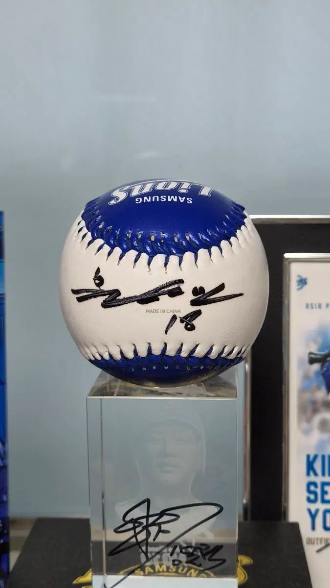 サムスン・ライオンズ 元兌仁（ウォン·テイン）選手 サイン入りボール です 6,680円