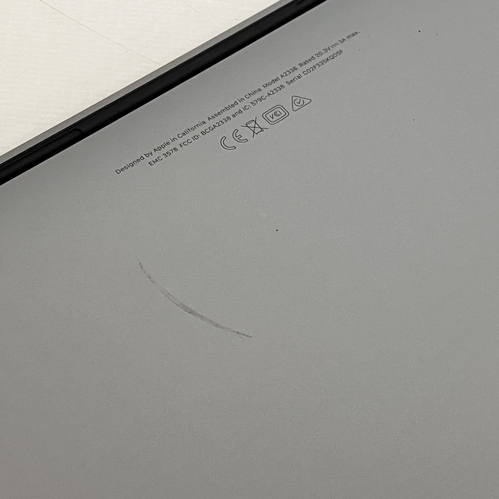 Apple MacBook Pro 13インチ 2020 MYD92J/A ノートPC M1 8C CPU 8GB SSD 512GB 8C GPU Tahoe 中古 良好 T11558294