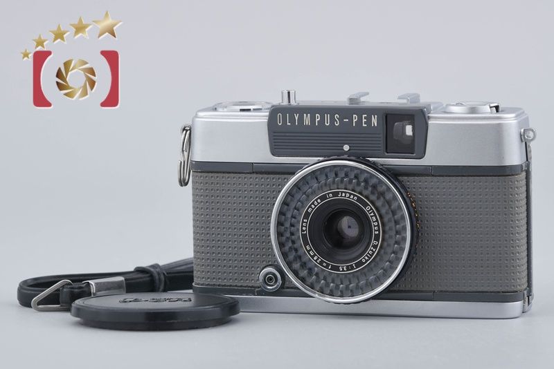 【中古】OLYMPUS オリンパス PEN EE-2 グレー コンパクトフィルムカメラ