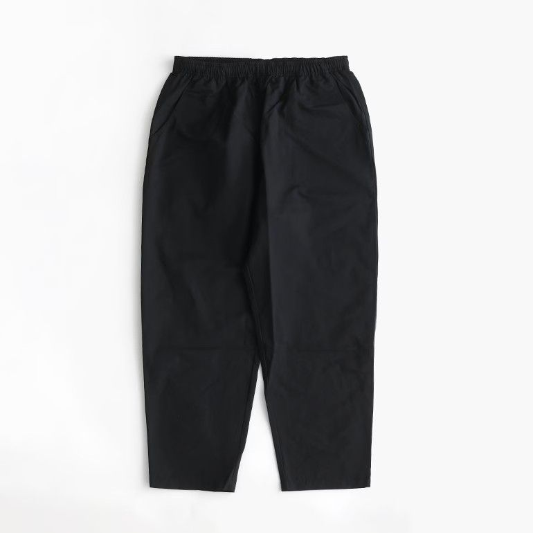 【新品】【1点販売】VOIRY[ヴォイリー]SECOND PANTS-C C-BLACK[イージーパンツ 綿 コットン リラックス 部屋着 ワークウェア カジュアル ユニセックス]