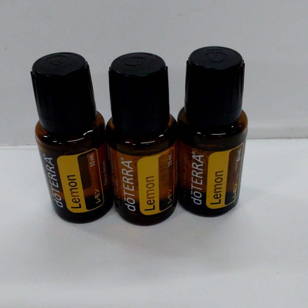 A2094 doTERRA ドテラ Lemon エッセンシャルオイル 15mL 計3点セット 賞味期限2030年1月