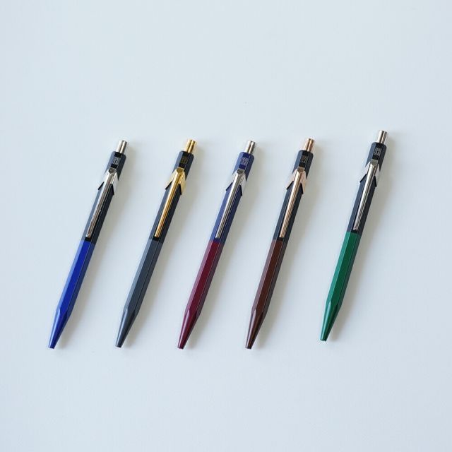 CARAN d'ACHE for ROLEX (カランダッシュ x ロレックス) | 858 ノベルティ ボールペン 5本セット 専用箱付き | 非売品 中古 バイカラー