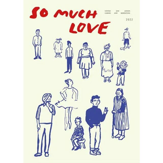 PAPER COLLECTIVE | SO MUCH LOVE (All The Way To Paris) | 50x70cm アートプリント アートポスター ポスター アート デザイン インテリア リビング ペーパーコレクティブ 北欧 デンマーク コペン
