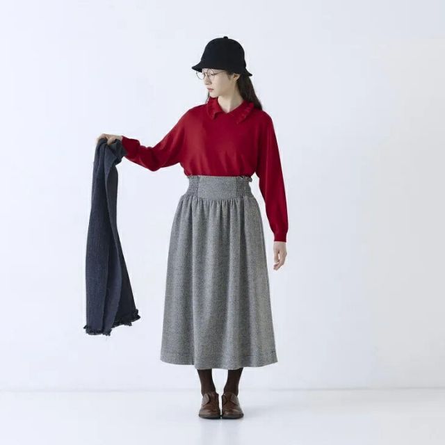 oheshio SHIRRING ミディ BANDING SKIRT oheshio SHIRRING MIDI