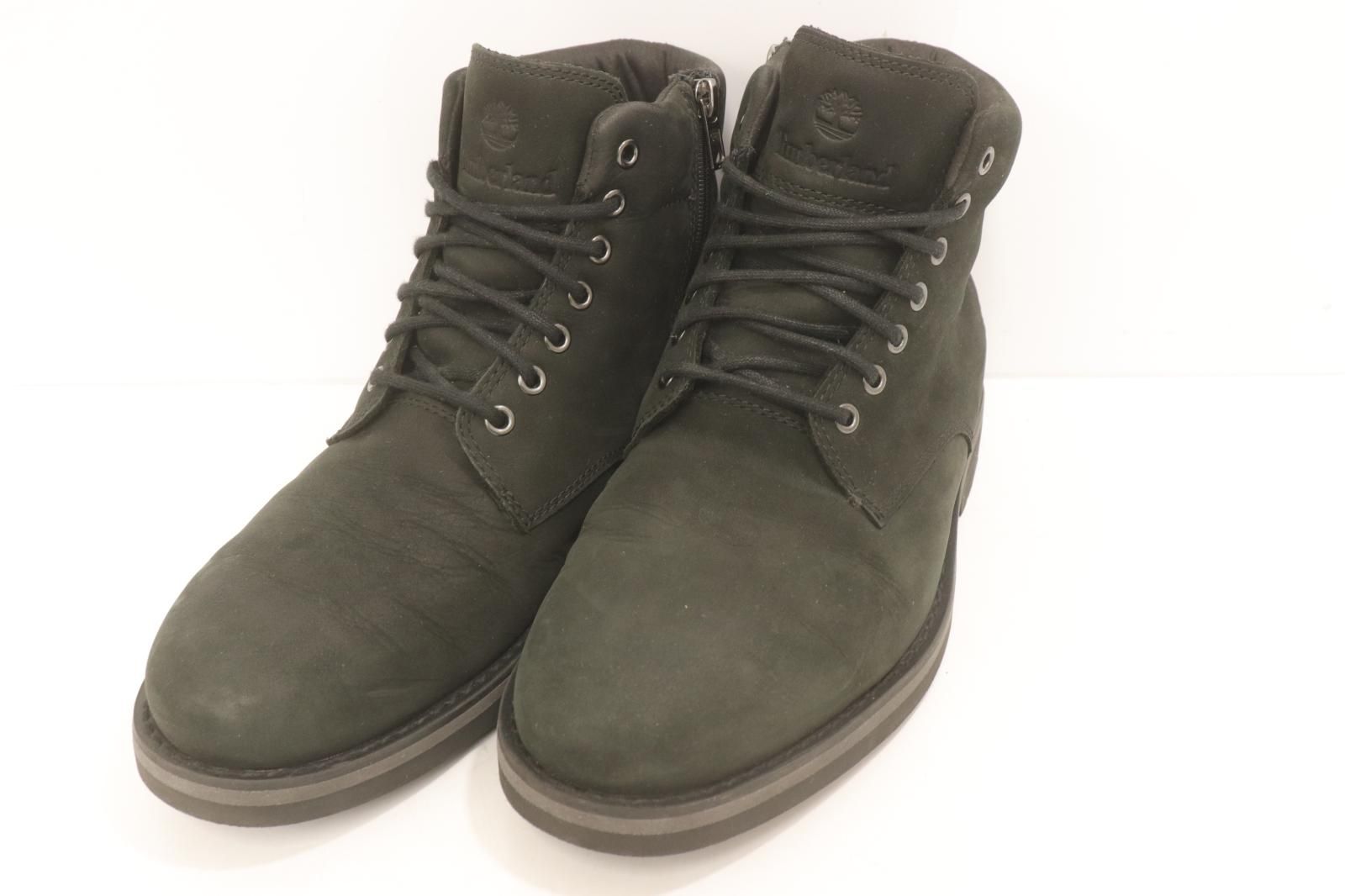 【中古】 Timberland メンズブーツ 25cm アルバーン 6インチ ウォータープルーフ ブーツ Timberland 25cm 黒 ブラック ロゴ