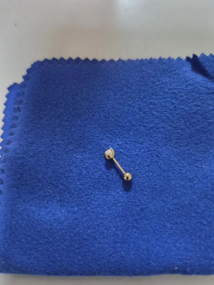 14k パール語 バーベル パール ピアス （ 6mm ） 8,438円