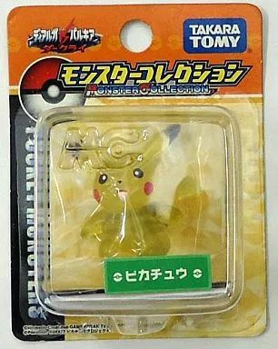 [Used] Figure Pikachu Clear Version “Pokémon Diamond & Pearl Dialga vs. Parchia vs. Dark Cry the Movie” Monster Collection Seven & I Original