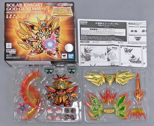 [Used] Figure SDX Sun Knight God Gundam Meikyo Shisui Gold Version “New SD Gundam Gaiden: Golden Myth” Soul Web Shop Limited
