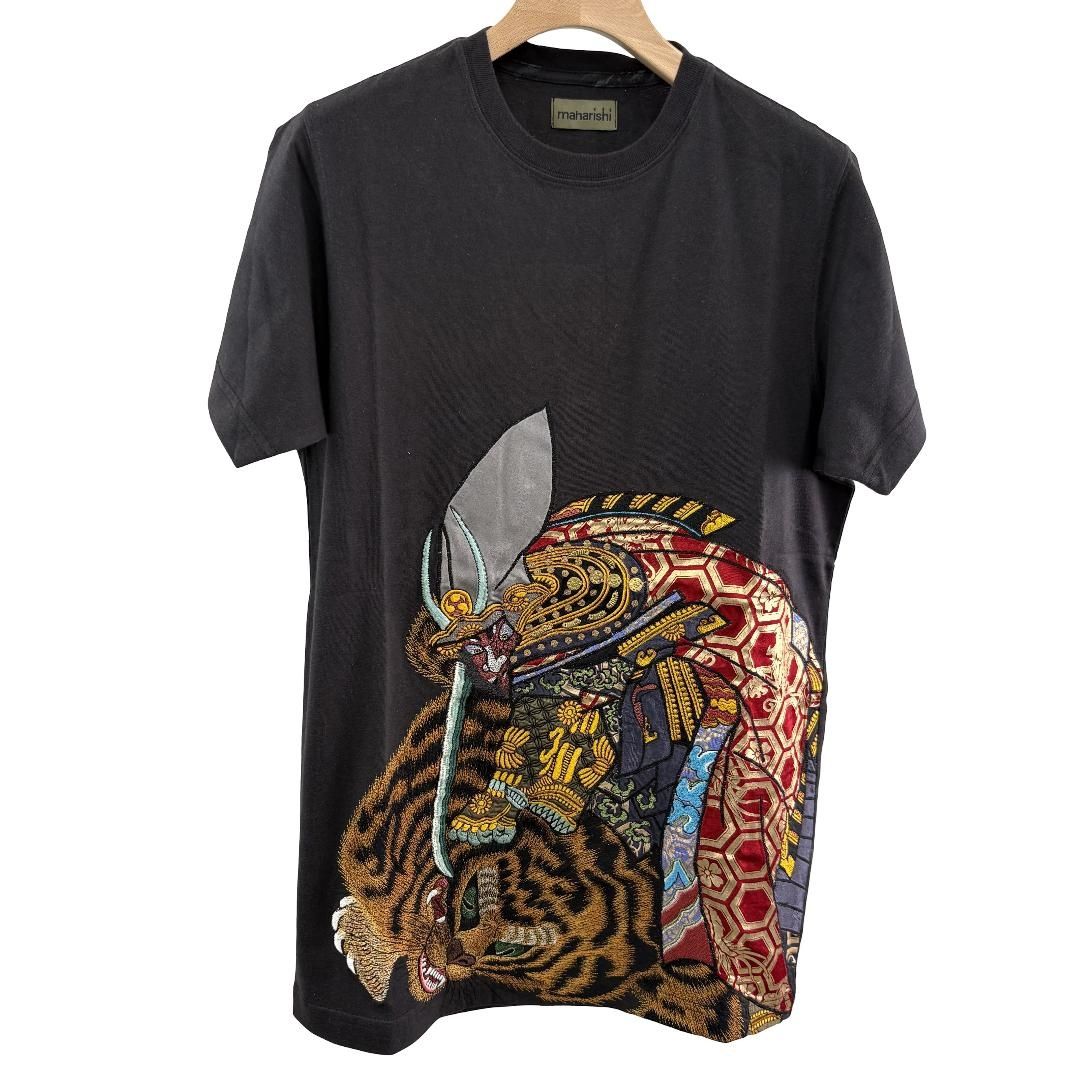 マハラシ maharashi 刺?Tシャツ 2047MEJ ブラック メンズ 6,145円