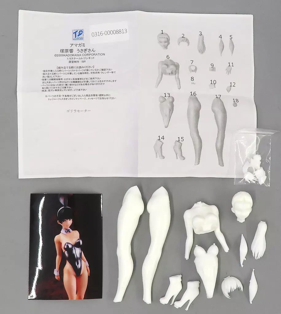 【中古】フィギュア 塚原響 うさぎさん 「アマガミ」 1/6 レジンキャストキット トレジャーフェスタ・オンライン3＆イベント限定