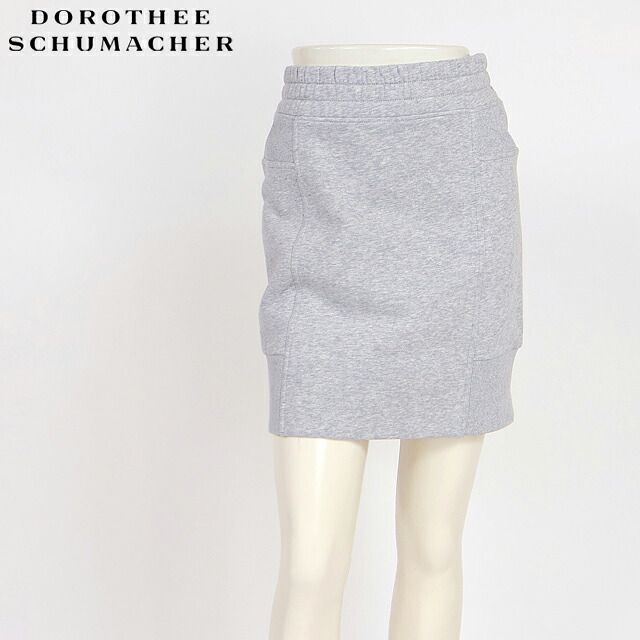 ドロシー・シューマッハ DOROTHEE SCHUMACHER レディース ミニスカート スウエットスカート グレー系（サイズ/2）sk0069