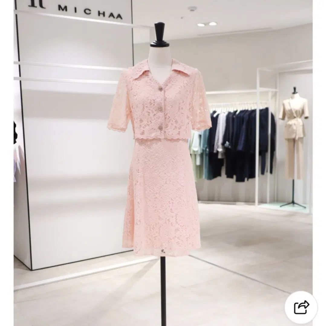イッミシャ ゲストルック・顔合わせルック レースワンピース M (定価 35万)