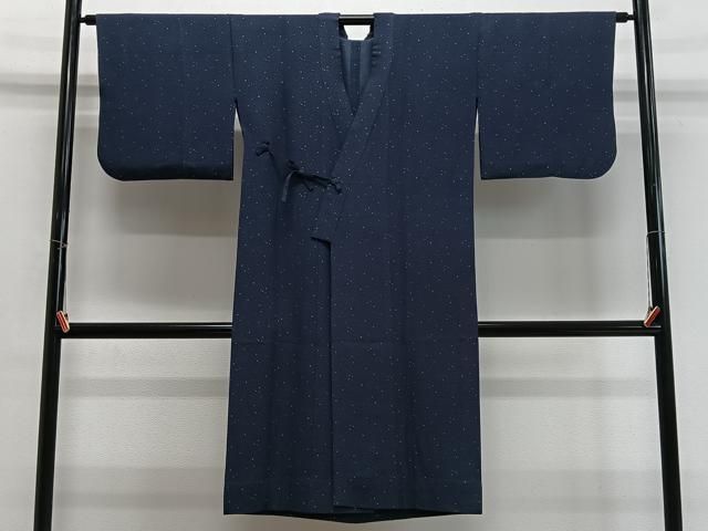 平和屋着物＃道中着　単衣　霞文　正絹　逸品　CABI9464ua