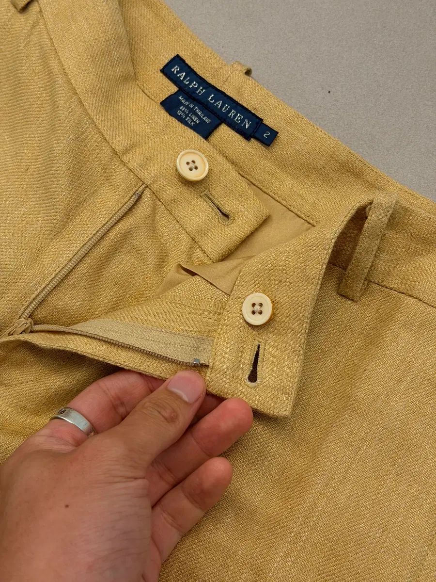 ポロ ラルフローレン (Polo Ralph Lauren) シルク ハーフパンツ ベージュ